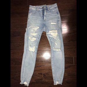 Highest rise American Eagle jeggings - 0 XShort